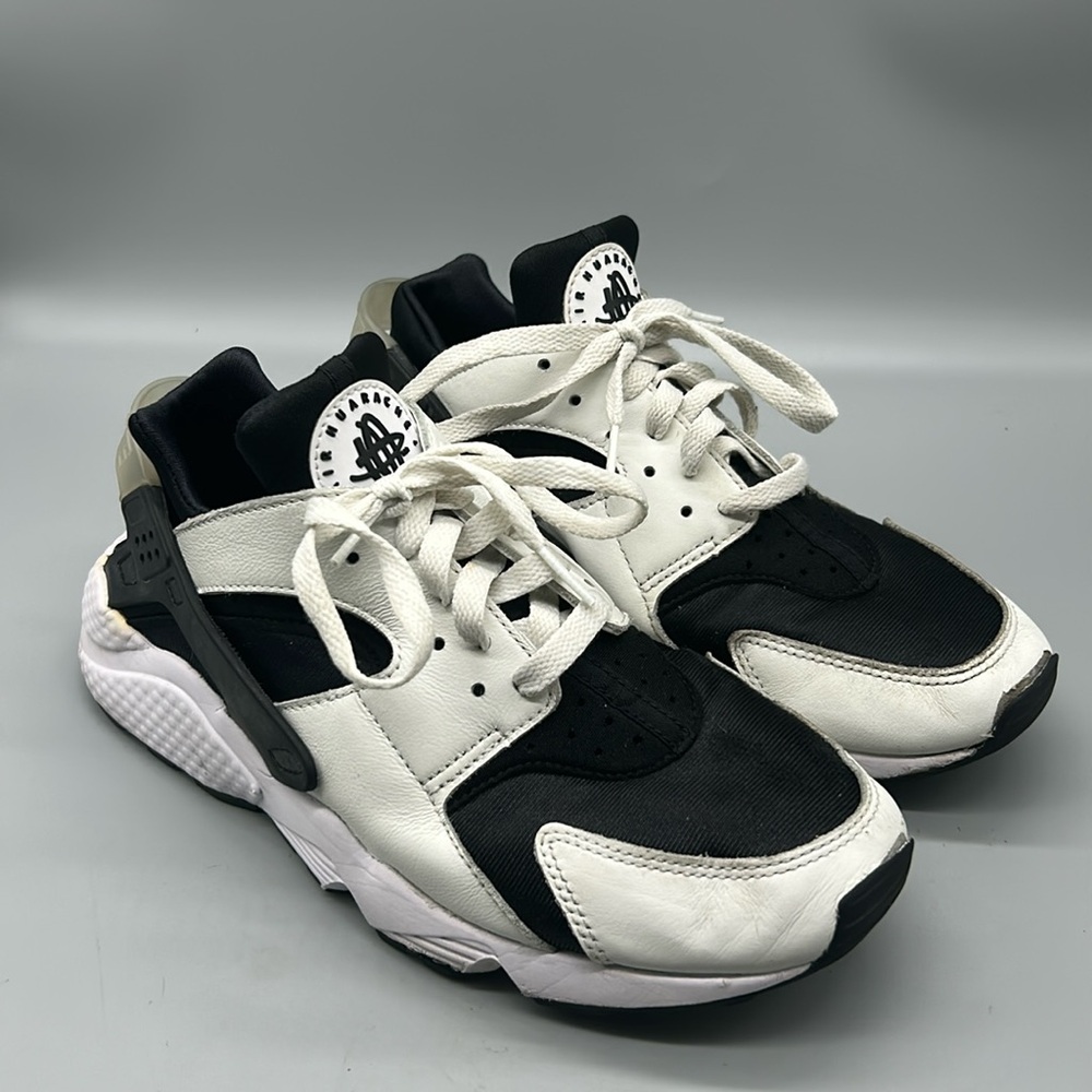 Nike Mens Size 9 Air Huarache OG Orca White Black Oreo Shoes Sneakers